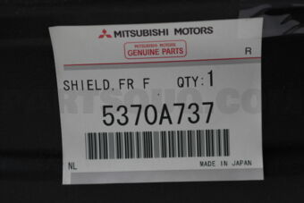 5370A737 SHIELD,FR FENDER,FR LH