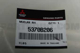 5370B206 MUD GUARD,RR RH