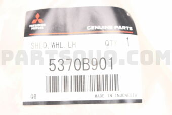 5370B901 SHIELD,FR WHEELHOUSE,LH