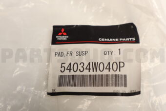 54034W040P Mitsubishi PAD,FR SUSP SPRING,UPR