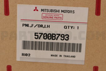 5700B793 PANEL ASSY,FR DOOR,L