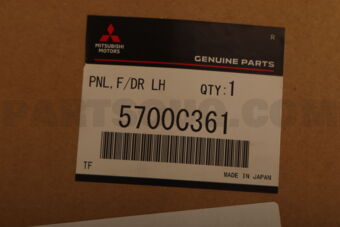 5700C361 PANEL ASSY,FR DOOR,LH