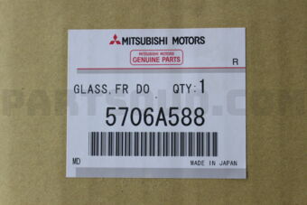 5706A588 GLASS,FR DOOR WINDOW,RH