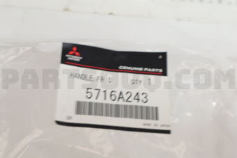5716A243 Mitsubishi HANDLE,FR DOOR OUTSIDE,LH
