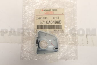 5716A649WB Mitsubishi COVER,F/DR OUTS HANDLE,LH