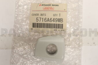 5716A649WB Mitsubishi COVER,F/DR OUTS HANDLE,LH