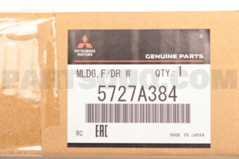 5727A384 MLDG,F/DR WDO BELT L