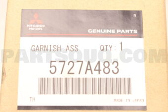 5727A483 GARNISH,FR DOOR,LH