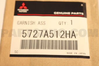 5727A512HA GARNISH,FR DOOR,RH