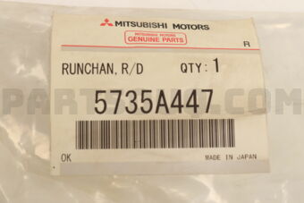 5735A447 RUNCHAN,R/DR WDO GLASS,LH