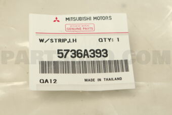 5736A393 W/STRIP,R/DR OPNG,OTR LH