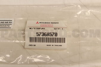 5736A570 W/STRIP,RR DOOR BELT