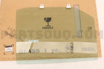 5736A902 GLASS,RR DOOR WINDOW,RH