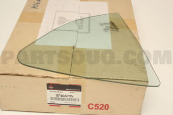 5740A235 Mitsubishi GLASS,RR DOOR STAT WDO,LH