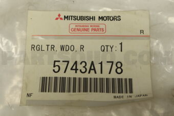 5743A178 REGULATOR,RDR WINDOW,RH