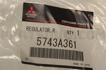5743A361 Mitsubishi REGULATOR,R/DR WINDO