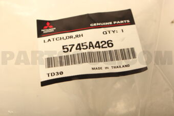 5745A426 Mitsubishi LATCH,RR DOOR,RH