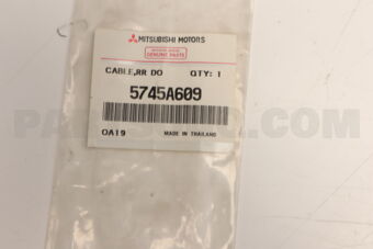 5745A609 CABLE,RR DOOR INS HANDLE,L