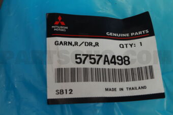5757A498 GARNISH,RR DOOR,RH