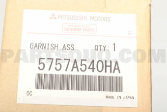 5757A540HA GARNISH,RR DOOR,RH