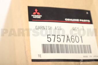 5757A601 GARNISH,RR DOOR,LH
