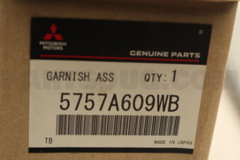 5757A609WB Mitsubishi GARNISH,RR DOOR,LH
