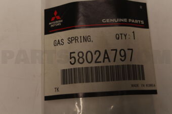 5802A797 Mitsubishi GAS SPRING,TAILGATE,LH