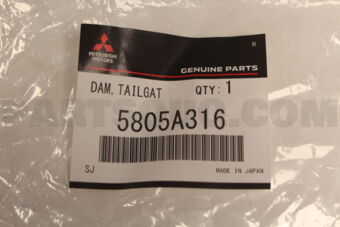 5805A316 DAM,TAILGATE,UPR