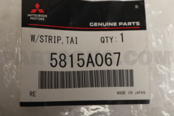 5815A067 W/STRIP,TAILGATE OPENING