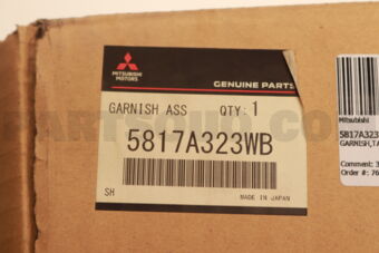 5817A323WB GARNISH,TAILGATE