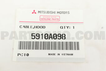5910A098 CABLE,HOOD LOCK RELE