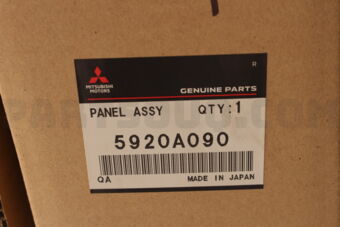 5920A090 PANEL,TRUNK LID