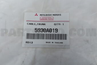 5930A019 CABLE,TRUNK LID LOCK
