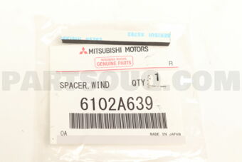 6102A639 SPACER,WINDSHIELD