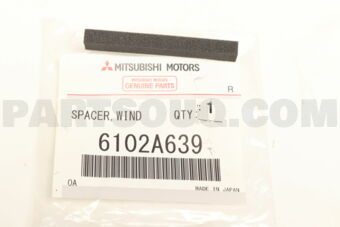 6102A639 SPACER,WINDSHIELD