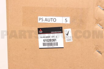 6102B381 GLASS,WINDSHIELD