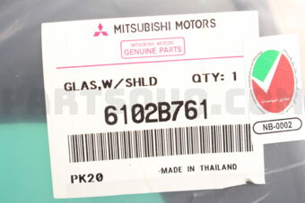6102B761 GLASS,WINDSHIELD