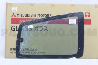6121A535 GLASS,QTR WINDOW,RH