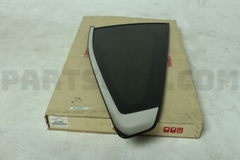 6121A787 GLASS,QTR WINDOW,LH