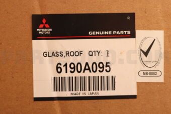 6190A095 GLASS,ROOF