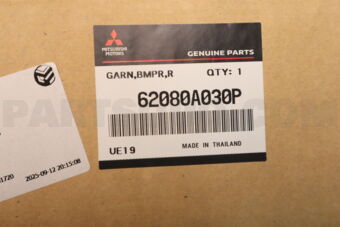 62080A030P Mitsubishi GARNISH,FR BUMPER SIDE,RH