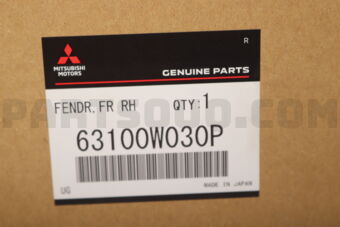 63100W030P FENDER,FR RH