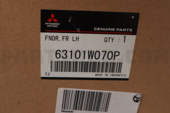 63101W070P FENDER,FR LH