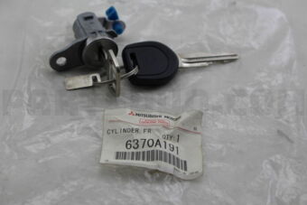 6370A191 CYLINDER,FR DOOR LOCK,LH