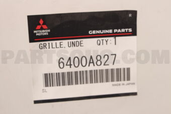 6400A827 GRILLE,FR BUMPER