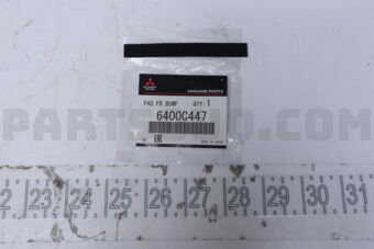 6400C447 Mitsubishi PAD,FRBUMPERFACE