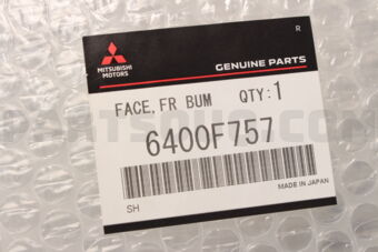 6400F757 FACE,FR BUMPER