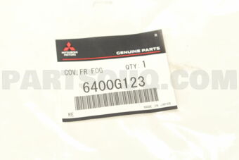 6400G123 GARNISH,FR BUMPER,LH