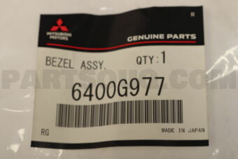 6400G977 GARNISH,FR BUMPER,LH