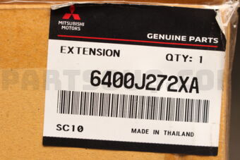 6400J272XA Mitsubishi EXTENSION,FR BUMPER